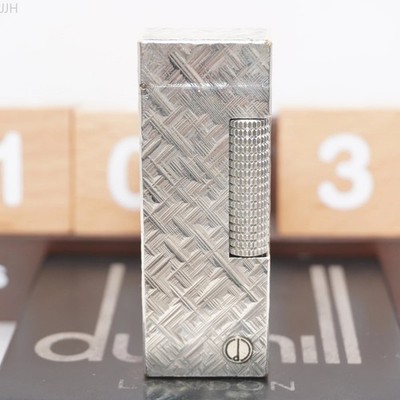 Dunhill Classic Collection Silver Florentine Refillable Butane Cigarette Lighter