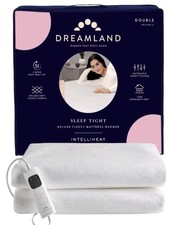 Dreamland Sleep Tight Deluxe Fleecy Mattress Warmer Electric Double Blanket