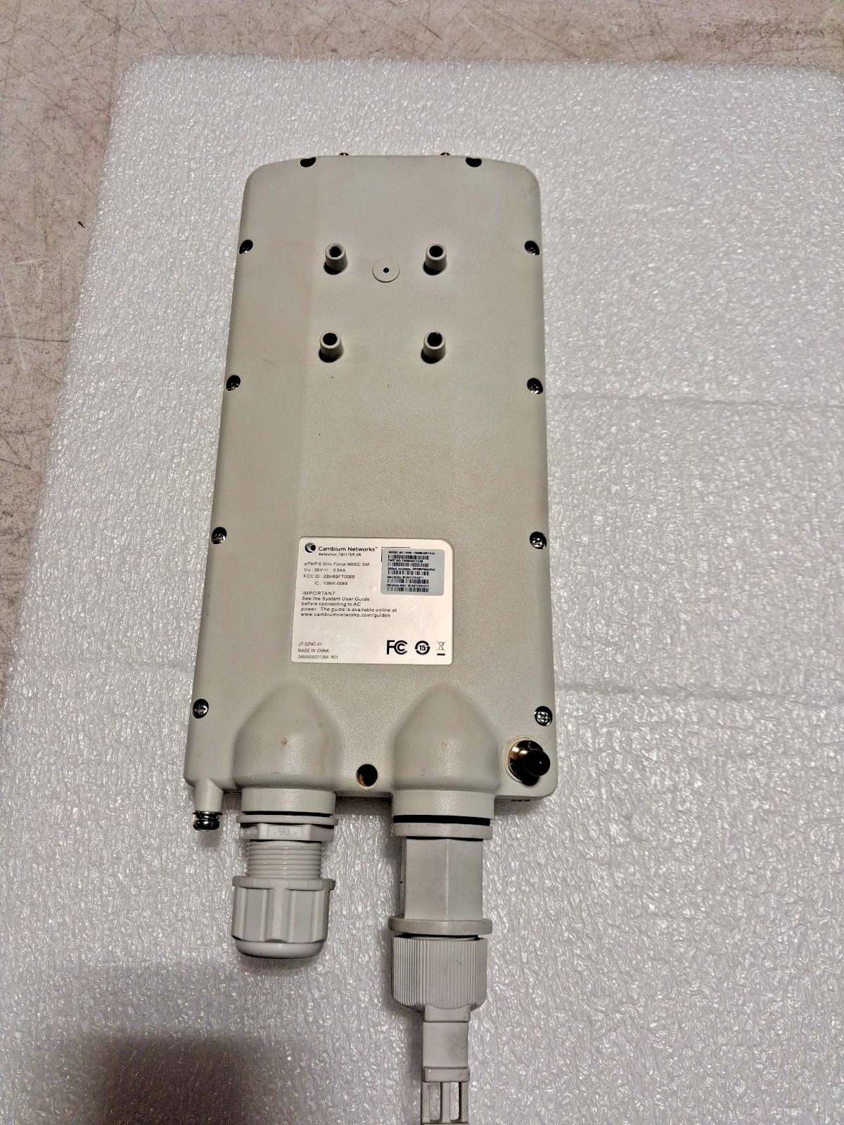 Cambium C068940C122B e PMP 6GHz Force 4600c SM Connectorized Radio(FCC) used!
