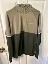 Eddie Bauer 1/4 Zip Motion Performance Top Mens Size Large