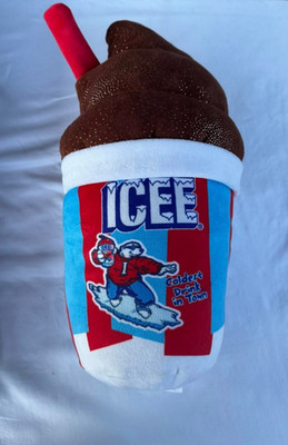 ICEE Slush Plush 2025 Dan Dee Promo Mascot Stuffed Drink Cup Rare