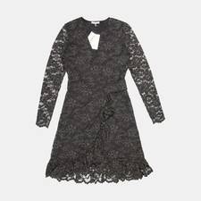 Ganni Dress / Size 34 / Midi / Womens / Green / Polyamide / RRP £188