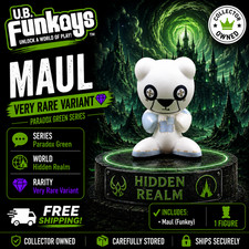 U.B. Funkeys Maul Very Rare Hidden Realm Paradox Green Mattel Collector Owned