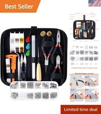 Deluxe Beading Supplies Kit - Essential Tools  845 Materials Included