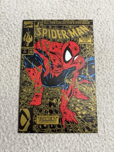 Spider-Man #1 Torment Gold Variant Todd McFarlane 1990 Marvel
