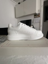 Sneaker basket Alexander McQueen Oversize blanc doré