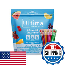 Ultima Replenisher Daily Electrolyte Powder Ultimate Variety Pack 36 Stickpacks