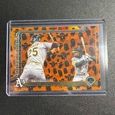 2025 Topps Update Rooker & Butler Jack O'Lantern US80 Lumber Kings Athletics NM