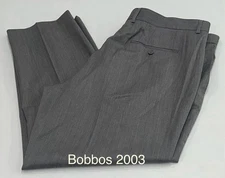 JB Britches Men's Wool Blend Pants, Gray, Size 40X29