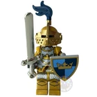 LEGO Castle Fantasy Era Gold Knight Minifigure cas415 + Sword Shield 7079 Golden