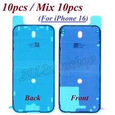 10x OEM Front Back LCD Frame Water Resistant Seal Adhesive For iPhone 16