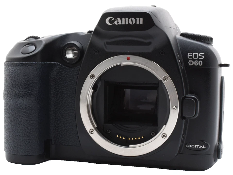 Canon EOS D60 Digital SLR Camera 6.3MP Black Body From JAPAN #2495325 - Image 2 of 4