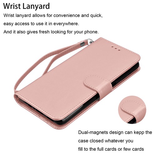 Funda de cuero billetera con soporte para teléfono Samsung Galaxy A15 A14 A54 5G A03S A13 - Imagen 63 de 75
