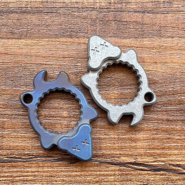 New Titanium Turtle Key Chain Necklace Pendants Beads New Titanium Turtle Key Chain Necklace Pendants Beads