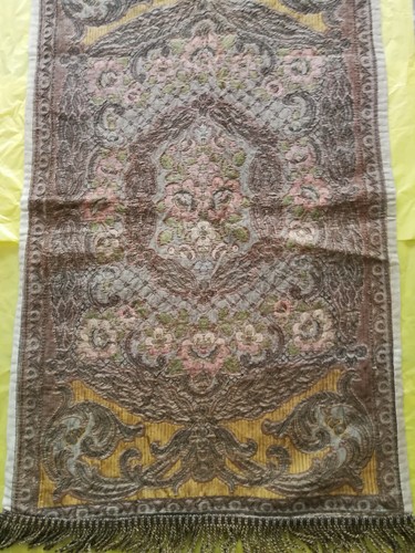 Antique Trukish Handmade Table Cloth Almost 100 Years Old with silver work - Picture 2 of 4