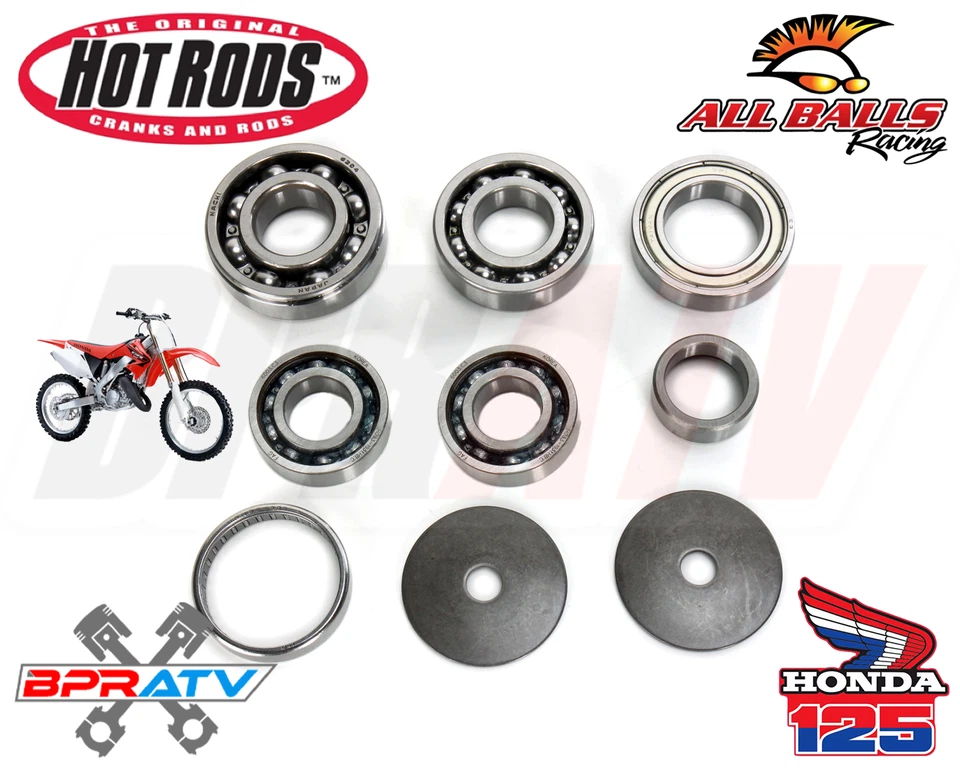 Kit de rodamientos de transmisión Hot Rods 96-03 Honda CR125R CR 125R Hotrods de alta resistencia Foto 2 de 4
