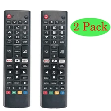 2 Pack New Remote Control for LG Class 4K HDR Smart LED TV 43/49/55UM6910PUC