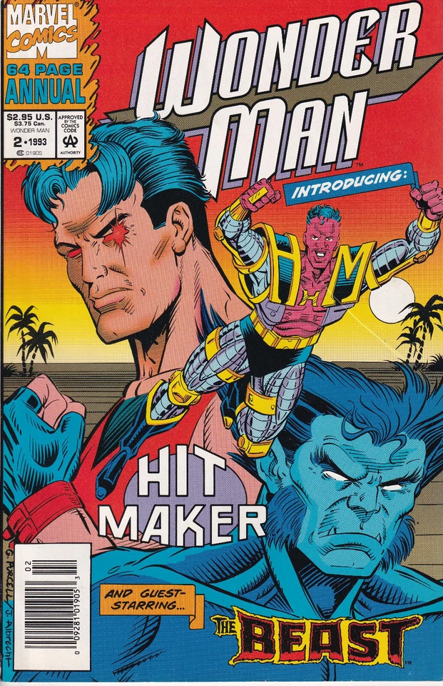 Wonder Man Annual Nr 2 Marvel 1993 mit Trading Card - Bild 1 von 1