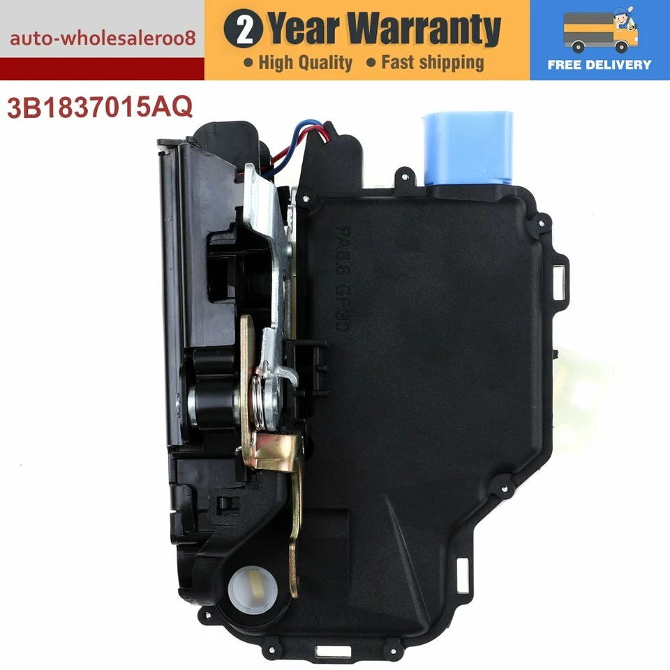 Front Left Door Lock Actuator Fits For VW Polo Transporter T5 Skoda 3B1837015AQ - Image 2 of 4