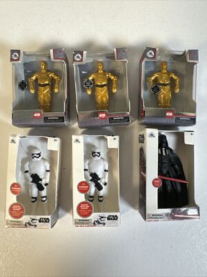 Zuru Disney Mini Brands STAR WARS Lot of 6 C-3PO Stormtrooper Darth Vader 1.5 