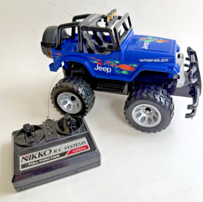 Vintage RC Car Nikko Jeep Wrangler 9.25 X 6 X 5 1/8