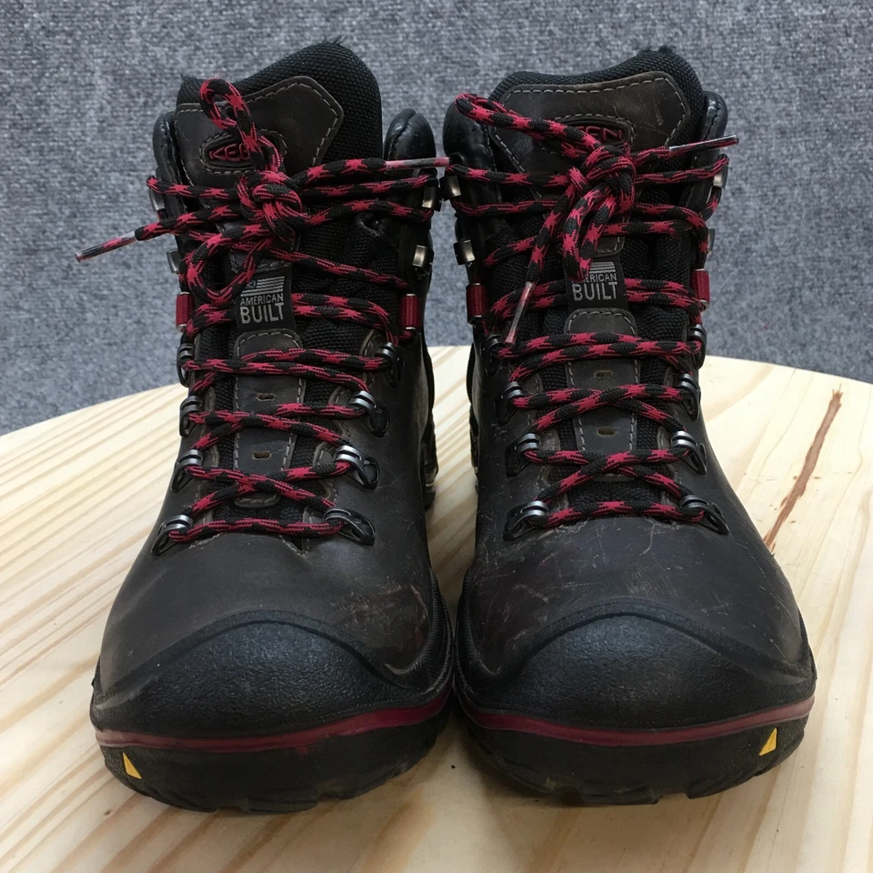Botas impermeables Keen para mujer 7 M Liberty Ridge cuero marrón exterior con cordones Foto 4 de 4