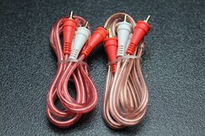 2 PCS 3 FT RCA WIRE AUDIOPIPE 2 CHANNEL CAR HOME AUDIO INTERCONNECT BMS-3