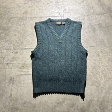 Vintage Made In USA Eddie Bauer Sweater Vest Men’s Size Medium Green