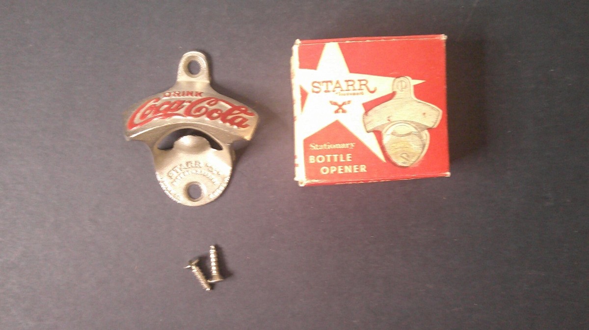 vintage Coca Cola advertising bottle opener in original box Z153