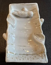 Vintage Sweet Bird Japanese Petite Ladies Ashtray 3.5” X 1.75” Nice
