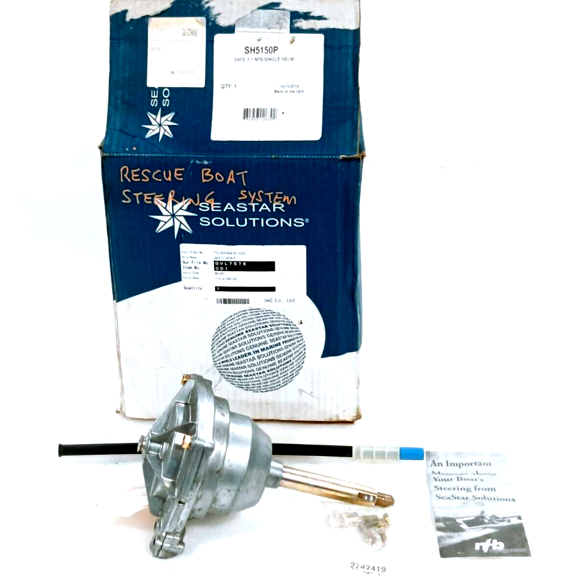 SH5150P SAFEーT NFB SEASTAR SOLUTIONS ヘルム 取り付けKIT SH5150P SAFEーT NFB SEASTAR SOLUTIONS ヘルム 取り付けKIT