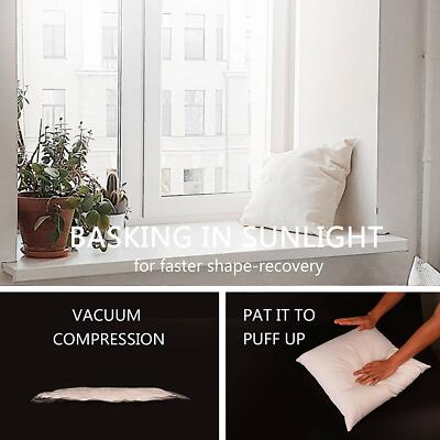 Extra Deep Filled Plump 18x18 Inches Cushion Pads Inserts