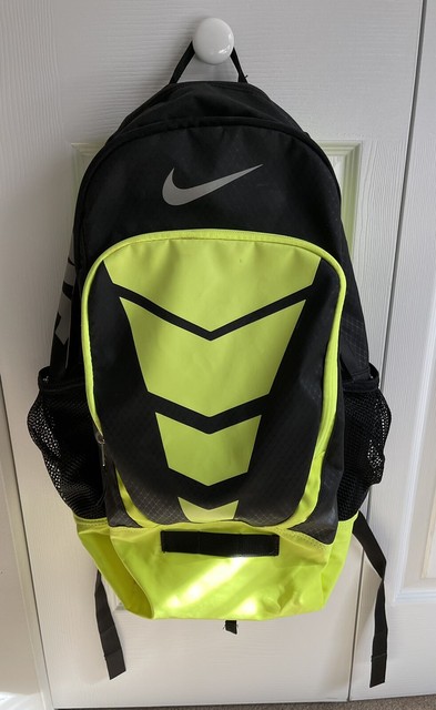 nike vapor max air backpack green and yellow
