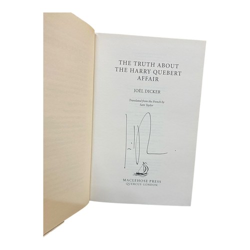 The Truth About the Harry Quebert Affair Joel Dicker Hardback 1st d 2014 Signed - Picture 6 of 8