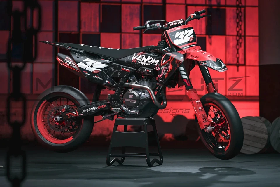 Graphic Kit Vinyl Wrap Decals Sticker motocross 2023+ HUSQVARNA FC/TC MX VENOM - Image 4 of 4