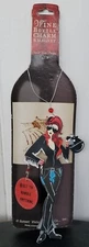 Sunset Vista Working Girls Designs Wine Bottle Charm and Magnet