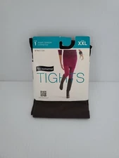 No Nonsense Super Opaque Tights Control Top Espresso Size XXL 1 Pair Base Layer