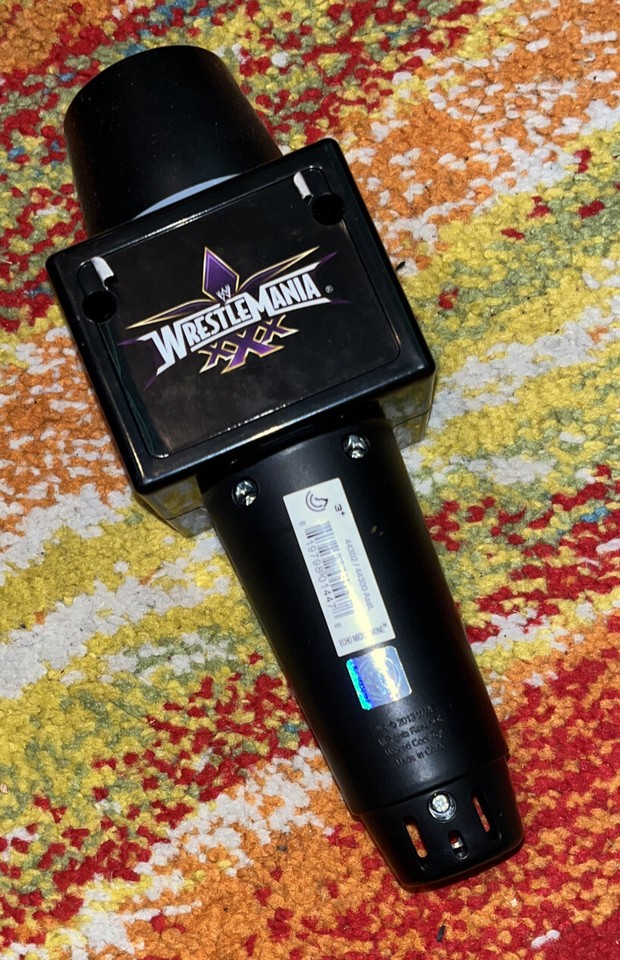 Wcw Microphone WWE Wrestlemania 30 Microphone | eBay