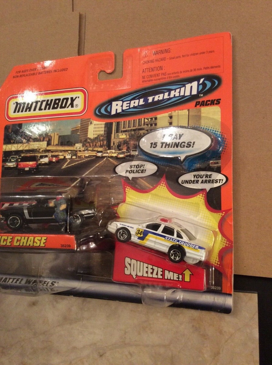 Matchbox Real Talkin' Police Chase 1998