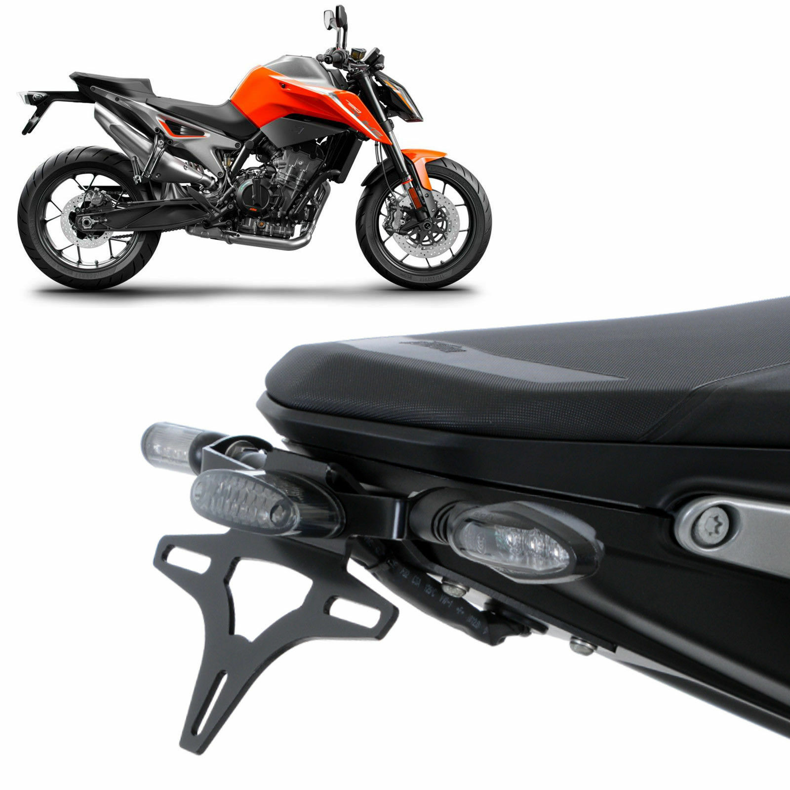 KTM 890 Duke R (2020) R&G RACING motorcycle tail tidy plate holder