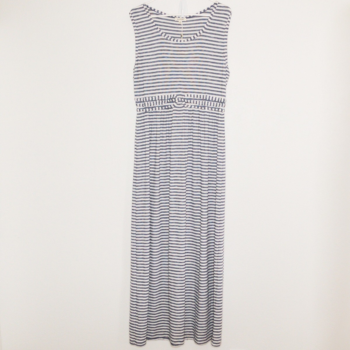 max studio striped maxi dress Max Studio Striped Color Block Maxi Dress Womens