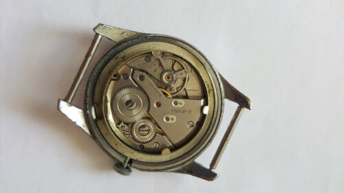 VINTAGE Rzadki zegarek OMIKRON szwajcarski 21 klejnotów wojskowy kal. AS1430 - Zdjęcie 1 z 9