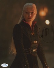 Emma D'Arcy House of the Dragon Autographed Signed 8x10 Photo ACOA