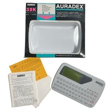 Vintage 1989 Auradex AX-1200 Electronic Data Organizer 32K Japan NOS Boxed PDA  