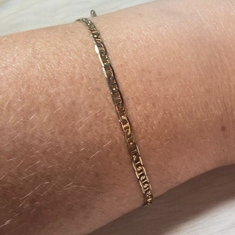 Anklet Gold Mariner BZL Signed 10