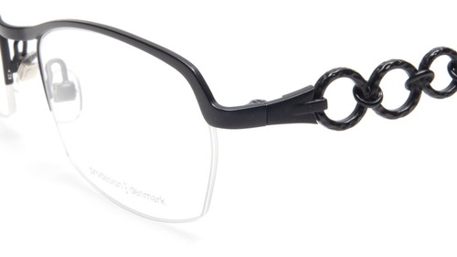NEW PRODESIGN DENMARK 5142 c.6031 BLACK EYEGLASSES FRAME 55-17-135 B34mm Japan - Picture 8 of 12