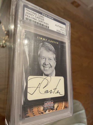 Jimmy Carter autograph signed PSA DNA President Political not jsa beckett bas - Picture 2 of 3