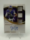 2025 Panini Immaculate Justin Jefferson Laundry Tag On-Card Auto /99 - VIKINGS