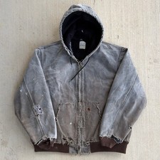 Carhartt J130 CHT Brown hooded work wear jacket