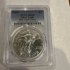 2011 American Silver Eagle $1 Coin PCGS Certified MS68 25th Anniversary